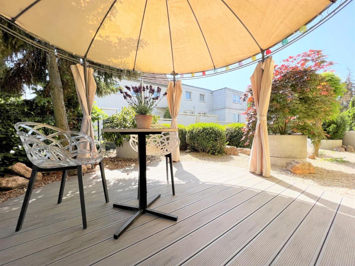 Korbstadt-Villa Rattan-Design Mit Balkon, Garten, Arbeitsplatz, Kueche Лихтенфельс Экстерьер фото